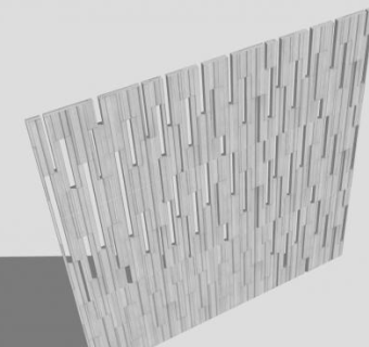 现代立地镂空式屏风SU模型下载_sketchup草图大师SKP模型