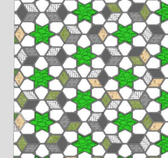 花斑星屏风隔断SU模型下载_sketchup草图大师SKP模型
