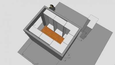 现代白色衣柜衣橱SU模型下载_sketchup草图大师SKP模型