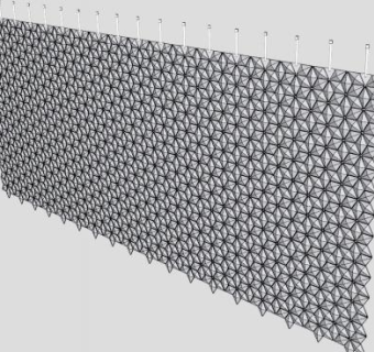 吊挂式屏风隔断SU模型下载_sketchup草图大师SKP模型