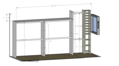 开放式衣柜大衣橱SU模型下载_sketchup草图大师SKP模型