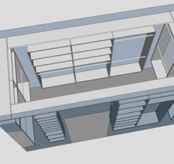 厄普代克衣柜衣橱SU模型下载_sketchup草图大师SKP模型