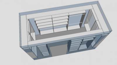 厄普代克衣柜衣橱SU模型下载_sketchup草图大师SKP模型