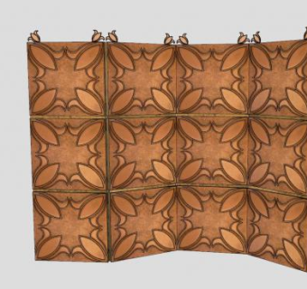 仿古铜屏风SU模型下载_sketchup草图大师SKP模型