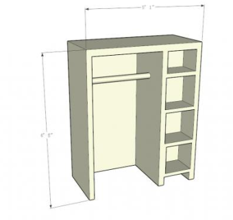 现代嵌入式壁柜SU模型下载_sketchup草图大师SKP模型
