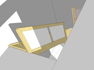 小型居民楼楼梯扶手SU模型下载_sketchup草图大师SKP模型