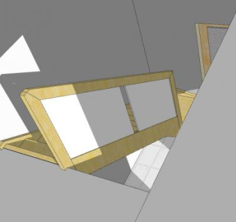 小型居民楼楼梯扶手SU模型下载_sketchup草图大师SKP模型