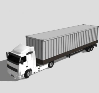 货车的SU模型设计_su模型下载 草图大师模型_SKP模型