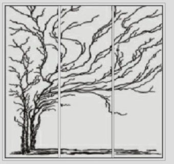 端景树枝衣柜SU模型下载_sketchup草图大师SKP模型