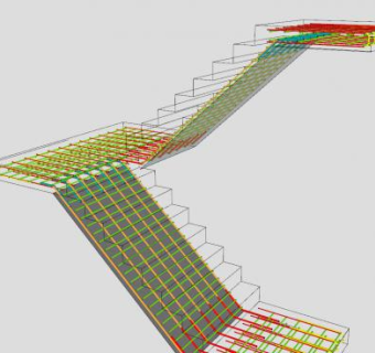 楼梯加固细节SU模型下载_sketchup草图大师SKP模型