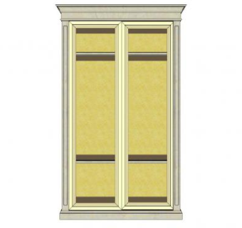 现代板式衣柜SU模型下载_sketchup草图大师SKP模型