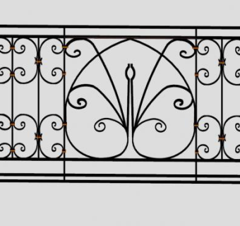 铁格栅SU模型下载_sketchup草图大师SKP模型