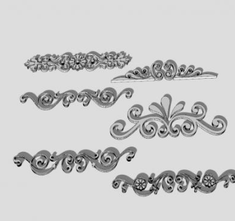 铁艺装饰SU模型下载_sketchup草图大师SKP模型