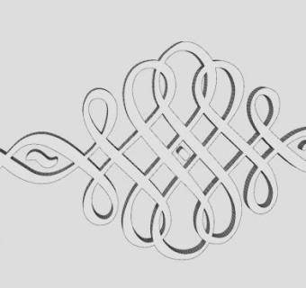 装饰性锻铁图案SU模型下载_sketchup草图大师SKP模型