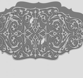 欧式风格铁艺装饰SU模型下载_sketchup草图大师SKP模型