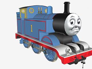 托马斯的小火车SU模型_su模型下载 草图大师模型_SKP模型