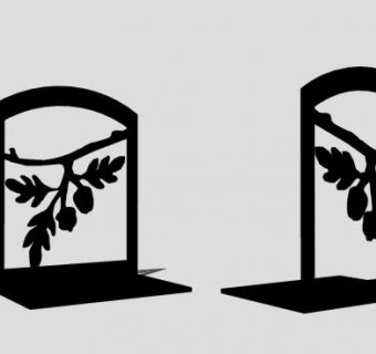 铁艺书架SU模型下载_sketchup草图大师SKP模型