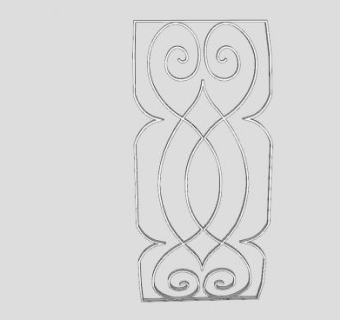 半圆铁艺格栅SU模型下载_sketchup草图大师SKP模型
