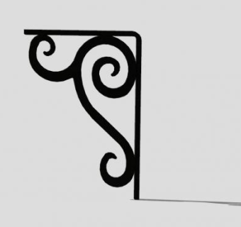 巴洛克式托架SU模型下载_sketchup草图大师SKP模型