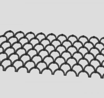 晶格铁艺栏杆SU模型下载_sketchup草图大师SKP模型