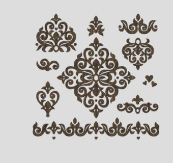 欧式镂空装饰SU模型下载_sketchup草图大师SKP模型