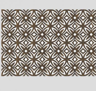 雕花装饰图案SU模型下载_sketchup草图大师SKP模型