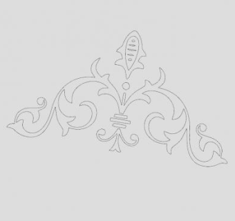 角落装饰SU模型下载_sketchup草图大师SKP模型