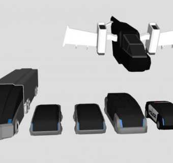 未来汽车车型SU模型下载_sketchup草图大师SKP模型
