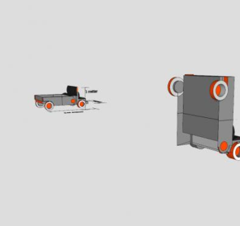货车车架SU模型下载_sketchup草图大师SKP模型