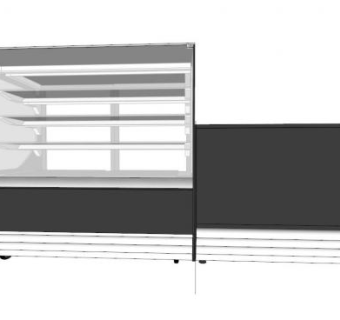 玻璃展柜陈列柜SU模型下载_sketchup草图大师SKP模型