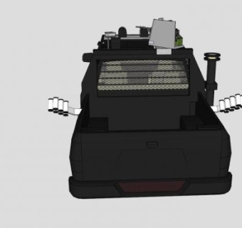 MNU侦察车SU模型下载_sketchup草图大师SKP模型