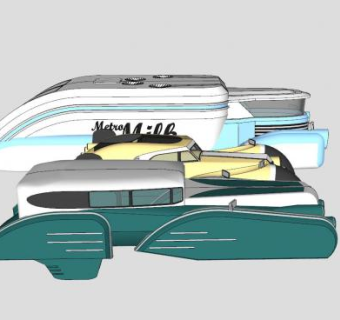 悬浮车SU模型下载_sketchup草图大师SKP模型