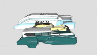 悬浮车SU模型下载_sketchup草图大师SKP模型