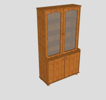 维塔丽娜橱窗SU模型下载_sketchup草图大师SKP模型