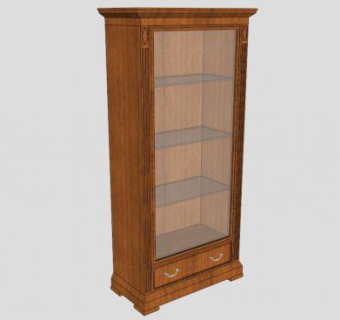 热带雨林展示柜子SU模型下载_sketchup草图大师SKP模型