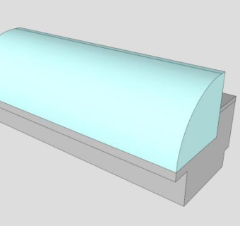玻璃展示台SU模型下载_sketchup草图大师SKP模型