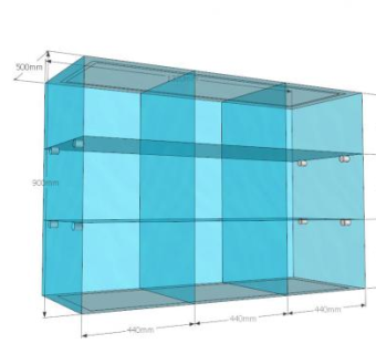 玻璃橱窗展柜SU模型下载_sketchup草图大师SKP模型