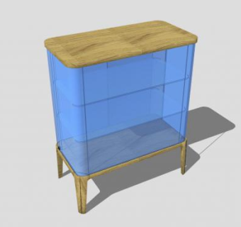 尚塔尔玻璃橱窗SU模型下载_sketchup草图大师SKP模型