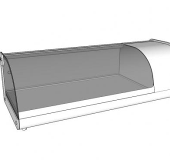 制冷展示柜子SU模型下载_sketchup草图大师SKP模型