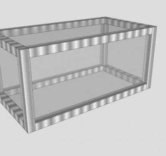 玻璃橱窗柜台SU模型下载_sketchup草图大师SKP模型