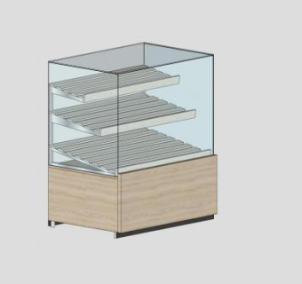 烘焙玻璃橱窗SU模型下载_sketchup草图大师SKP模型