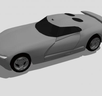 蝰蛇防御系列跑车SU模型下载_sketchup草图大师SKP模型