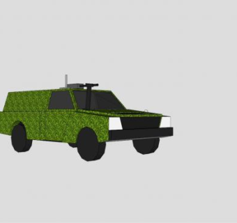 装甲战术车辆SU模型下载_sketchup草图大师SKP模型