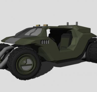 侦察巡逻车辆SU模型下载_sketchup草图大师SKP模型