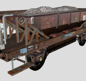 煤矿车的SU模型设计_su模型下载 草图大师模型_SKP模型