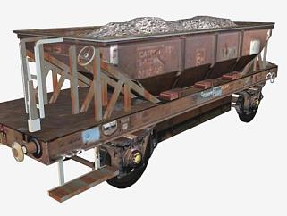 煤矿车的SU模型设计_su模型下载 草图大师模型_SKP模型