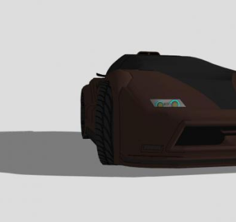 未来汽车超级跑车SU模型下载_sketchup草图大师SKP模型