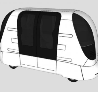 新型快速运输车SU模型下载_sketchup草图大师SKP模型