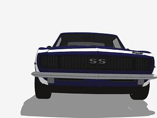 雪佛兰卡马洛1967汽车SU模型下载_sketchup草图大师SKP模型