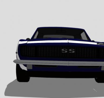 雪佛兰卡马洛1967汽车SU模型下载_sketchup草图大师SKP模型
